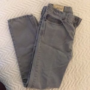 Abercrombie 💕 Gray Slim Jeans, Size 16 Boy
